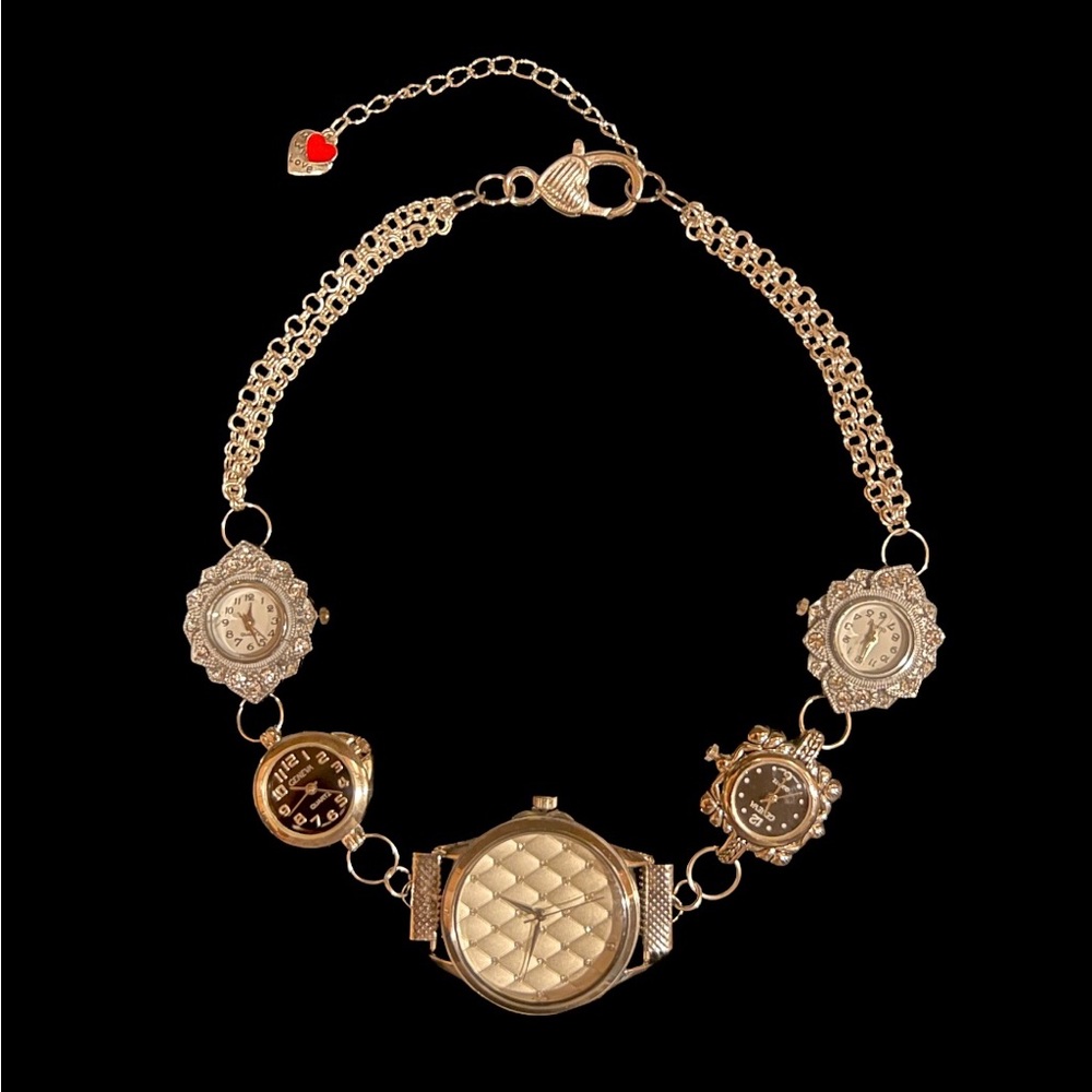 Handmade watch choker necklace - Picture 3 of 3